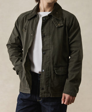 Ripstop Twill Field Jacket - Dark Green