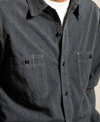 Lot 206 1940s Chambray Work Shirt