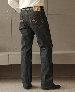 19oz Rope Dyed Selvedge Straight-Leg Jeans