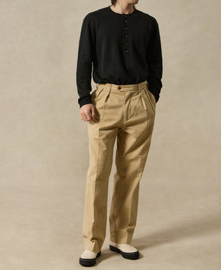 1910s Wool-Hemp Henley Shirt