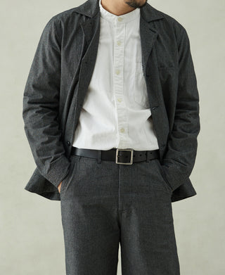 Black Chambray Work Jacket