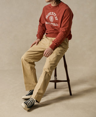 Lot 121 1950s College Athletic Sweatshirt - Red