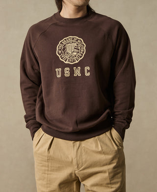 Lot 121 1950s College Athletic Sweatshirt - Brown
