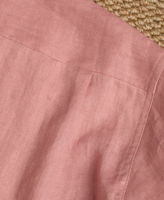Back Detail of Lot 220A Linen Long Sleeve Shirt