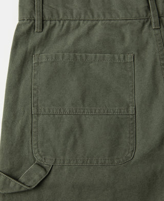 Back pocket detail of Duck Canvas Carpenter Cargo Shorts