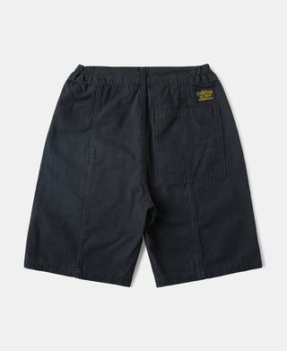 back view of M-42 Canvas Cargo Shorts - Navy