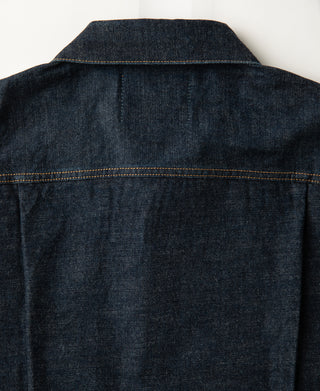 back view of 1950s Type 2 Selvedge Denim Jacket