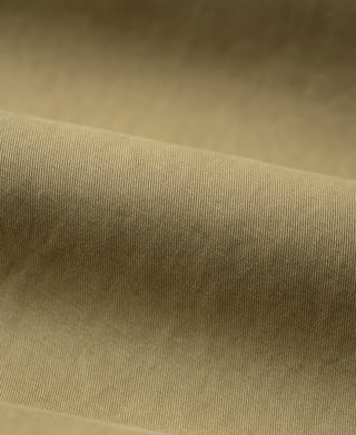fabric detail of Vintage Washed Tapered 5-Pocket Pants in Khaki
