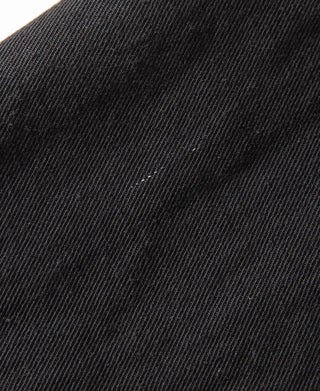 fabric texture of Textured Linen-Cotton Sack Jacket – Black
