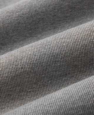 fabric texture of Cotton and Modal-Blend Tank Top in Gray