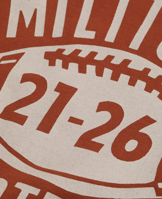 graphic detail of Lot 108 Cotton Crewneck T-Shirt - Gridiron Football