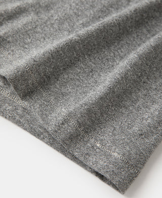 Hem Detail of Lot 107R Cotton Tubular Crewneck T-Shirt