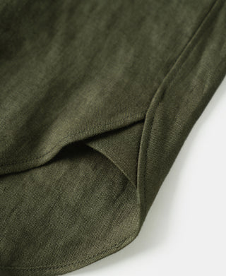 Hem detail of Lot 225 Long Sleeve Linen Button-Down Shirt