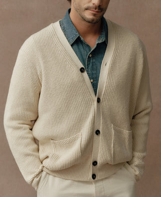 Fisherman Rib US Cotton Cardigan