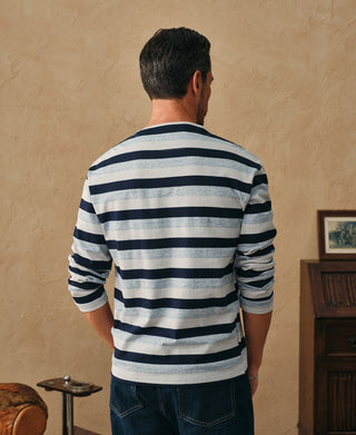 Classic Fit Striped Long-Sleeve T-Shirt