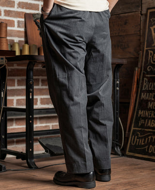 1930s IVY Style Double Pleated Chino Trousers