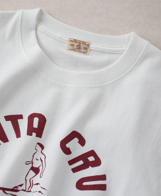 neckline detail of Lot 108 Cotton Crewneck T-Shirt - Surf Club