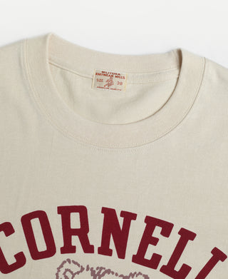neckline detail of Lot 108 Cotton Crewneck T-Shirt - Varsity Bear