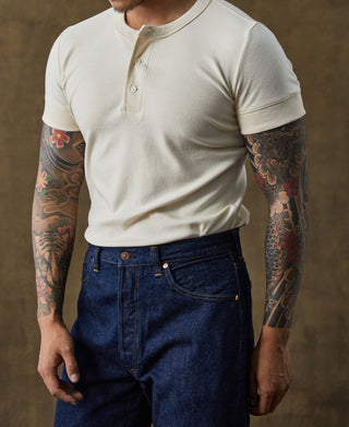 Overview of 8.5 oz Organic Cotton Henley T-Shirt