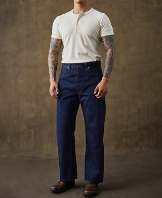 Overview of 8.5 oz Organic Cotton Henley T-Shirt