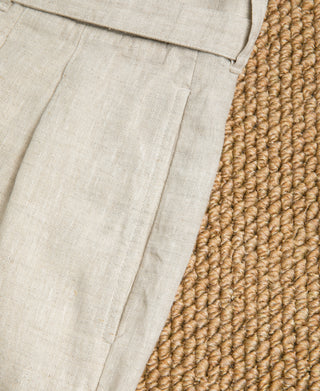 Pocket Detail of Lot 845 Linen Double Pleated Trousers