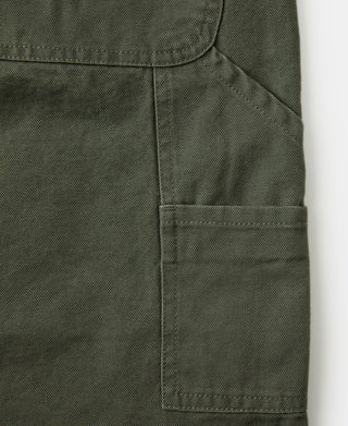 Side detail of Duck Canvas Carpenter Cargo Shorts