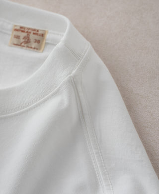 stitching detail of Lot 108 Cotton Crewneck T-Shirt - Surf Club