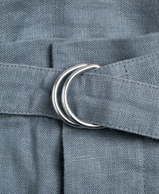 Waist Detail of Lot 845 Linen Double Pleated Trousers