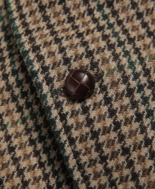 1950s Houndstooth Tweed Blazer