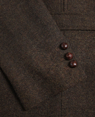 Half Norfolk Brown Tweed Jacket