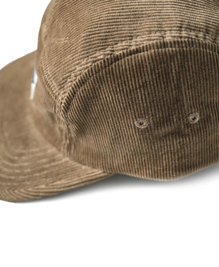 12.5 oz Corduroy 5 Panel Cap - Khaki