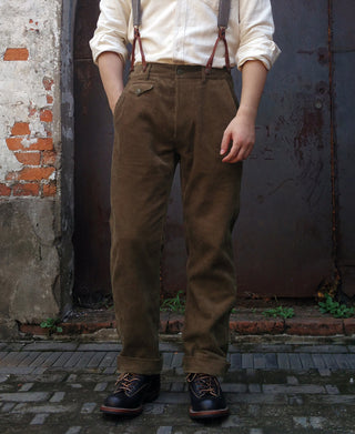 1920s 12 oz Corduroy Farmer Work Trousers