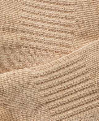 Colored Cotton Low Cut Socks - Apricot