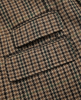 1950s Houndstooth Tweed Blazer