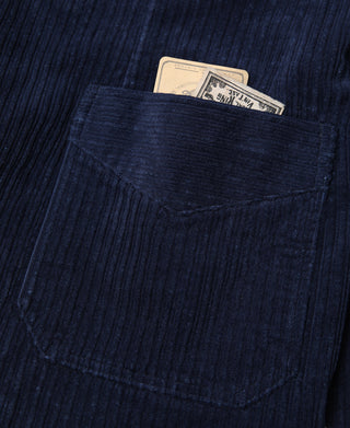 1920s French Indigo Corduroy Suit Jacket