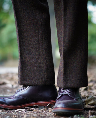 1920s Chocolate Brown Tweed Trousers